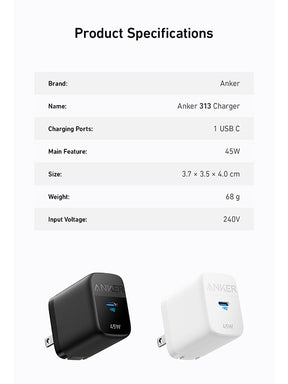 Anker 313 Charger (45W)