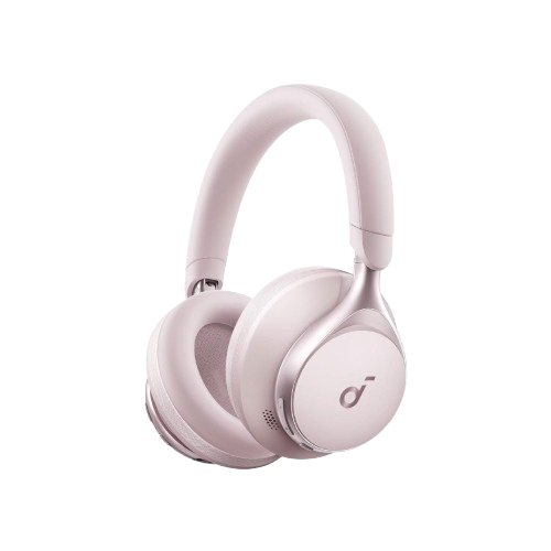 Soundcore Space One Pink adaptive ANC headphones with 40mm LDAC drivers, Anker Philippines