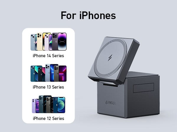 Anker 3-in-1 Cube Portable Charger with Magsafe - Anker Philippines