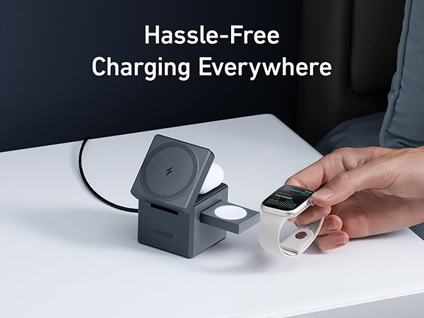 Anker 3-in-1 Cube Portable Charger with Magsafe - Anker Philippines
