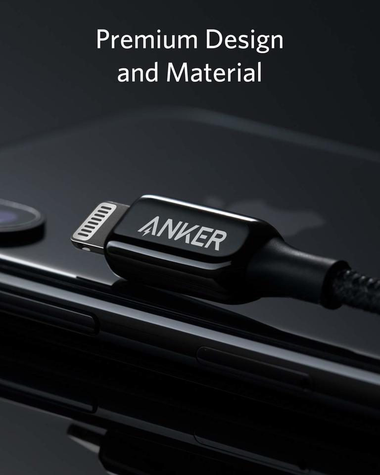 Anker Powerline+ III Lightning to USB A Cable 3ft Black