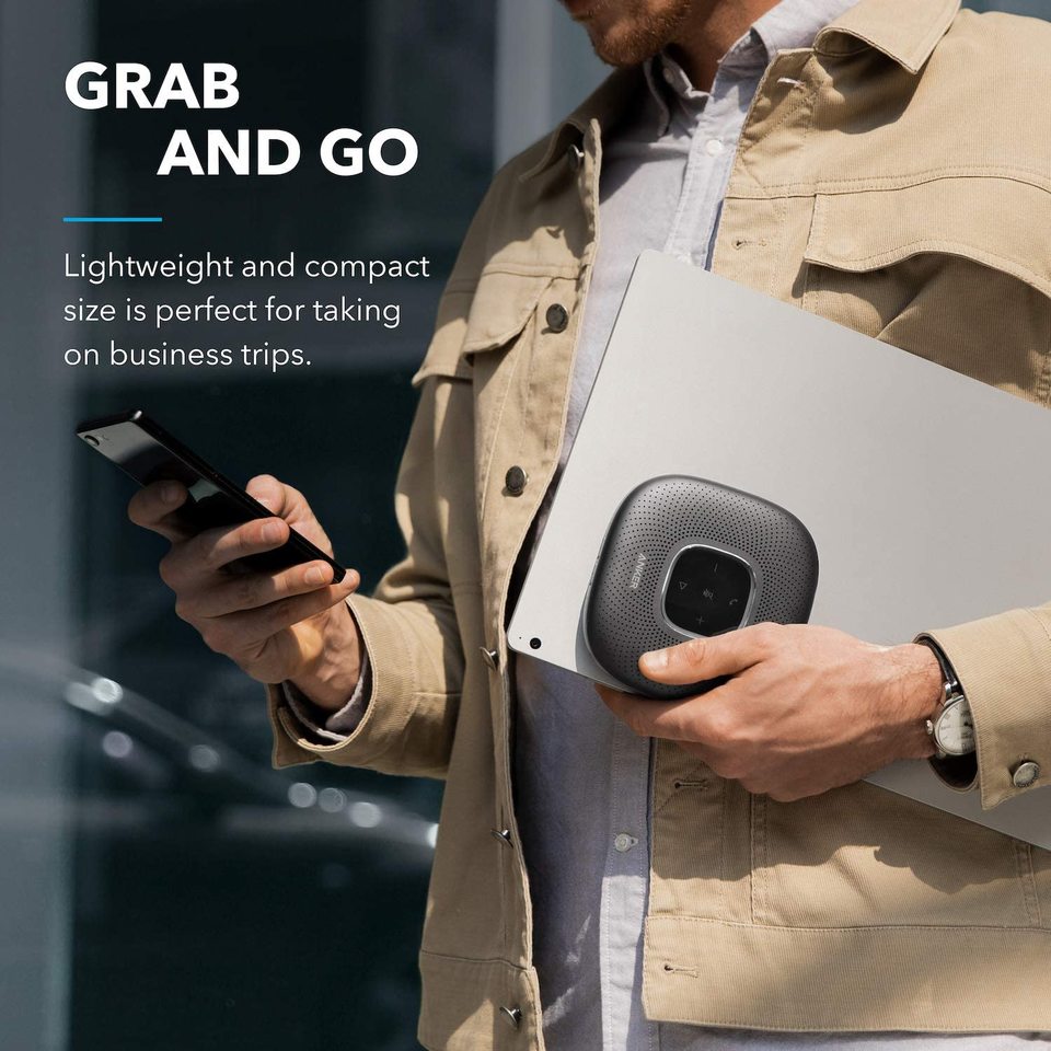 Anker PowerConf Bluetooth Speakerphone in Black