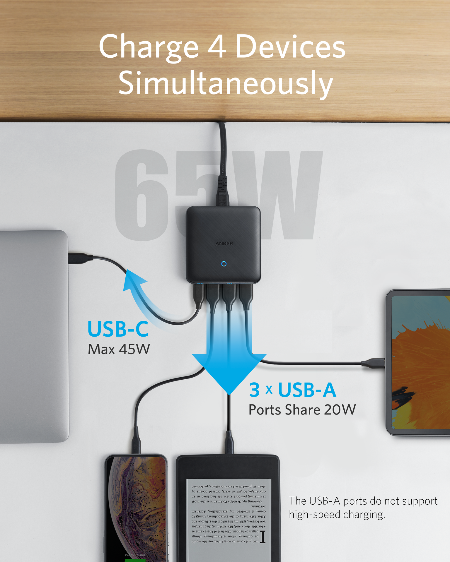 Anker PowerPort Atom III Slim (Four Ports)