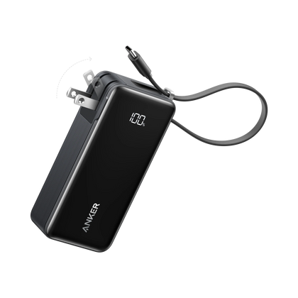 Anker Fusion 3-in-1 Power Bank (10,000mAh, 30W, Built-In USB-C Cable)