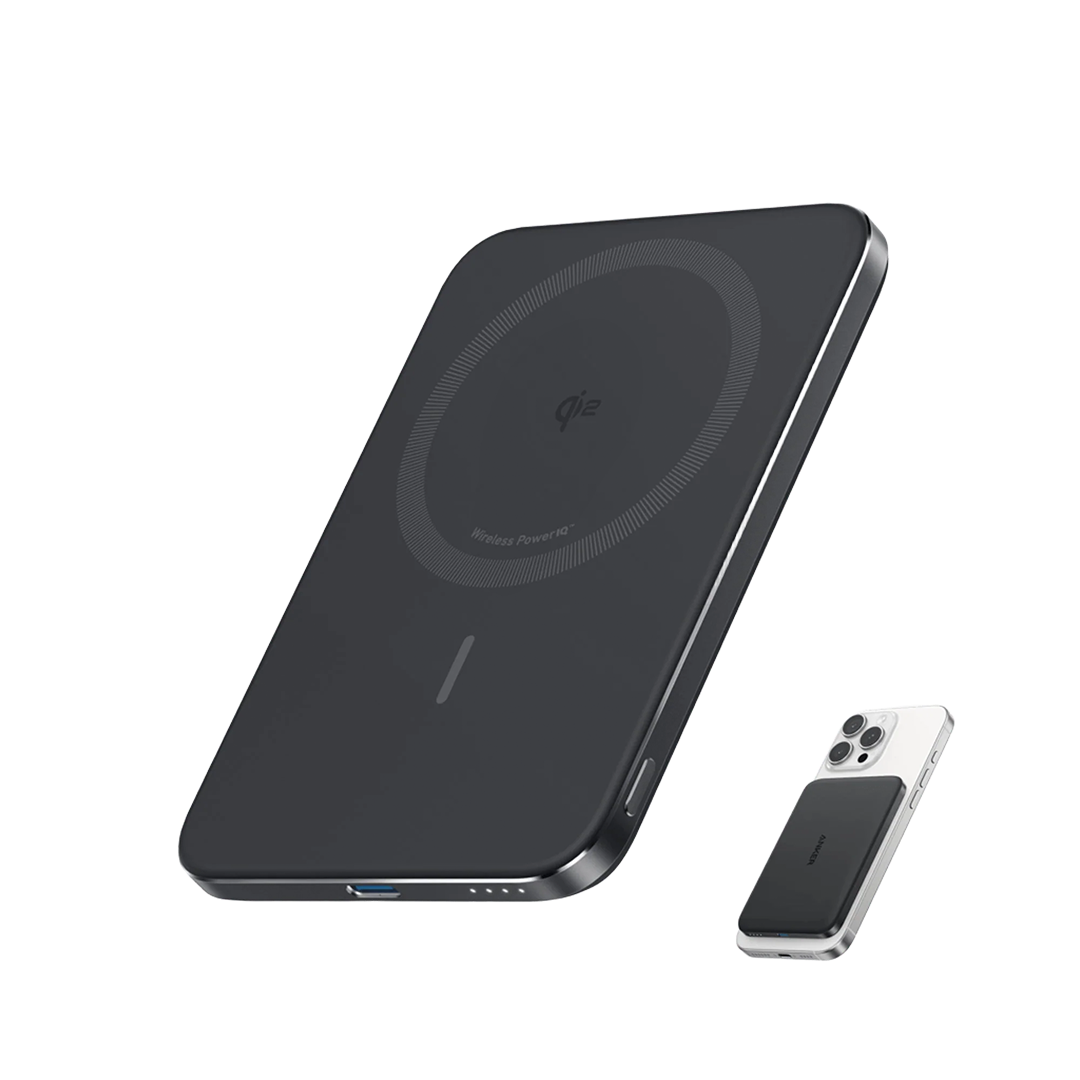 Black Anker Nano Power Bank Ultra-Slim on a white background