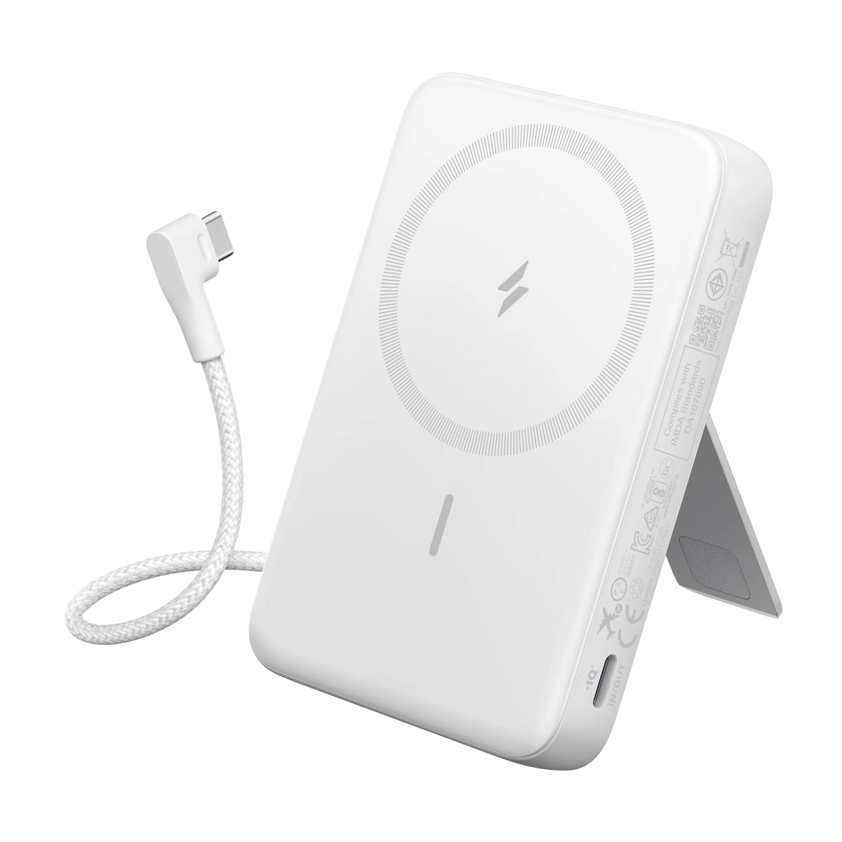 Anker Zolo Magnetic Power Bank (10,000mAh, 30W, Built-In USB-C Cable)