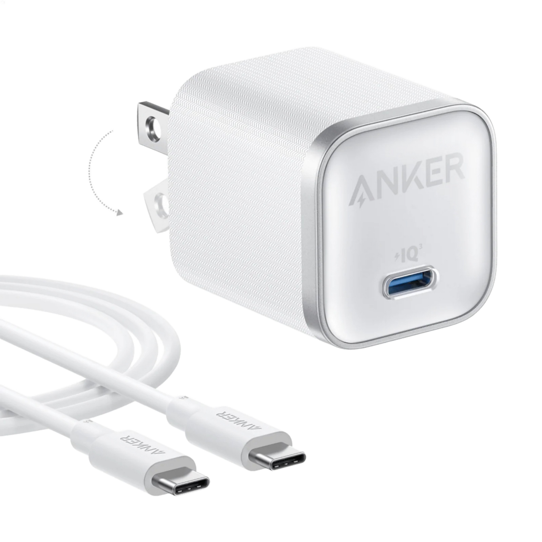 Anker Nano 45W USB-C Charger White