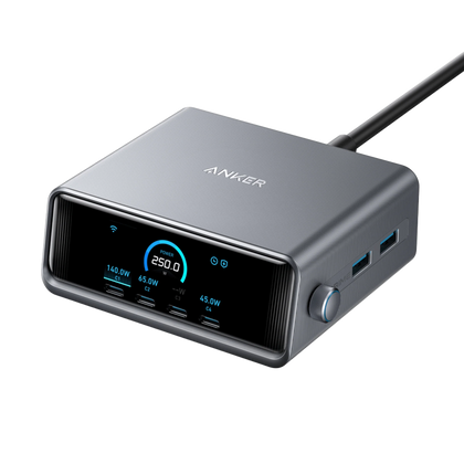Anker Prime Charger (250W, 6 Ports, GaNPrime).