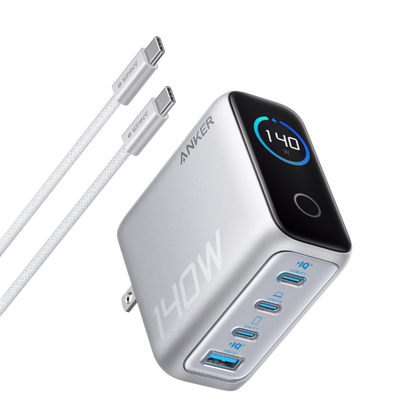 Anker Fast GaN Charger (140W, 4 Ports, PD 3.1)