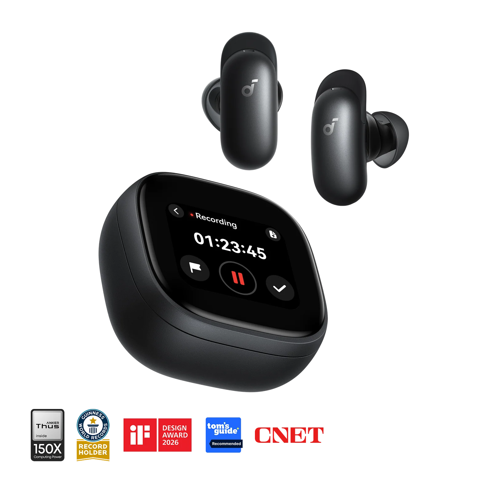 ANKER soundcore Liberty 5 Pro Max | AI Recording Earbuds for Creators