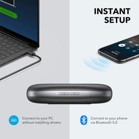 Anker PowerConf Bluetooth Speakerphone in Black